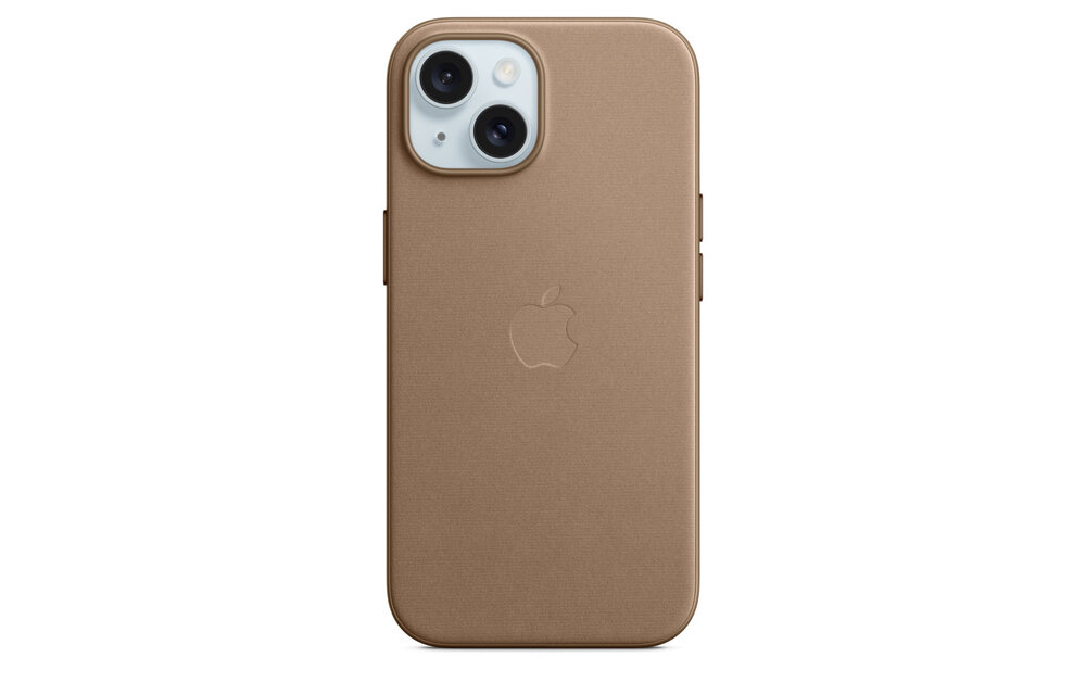 Apple iPhone 15 FineWoven Case with MagSafe - Taupe