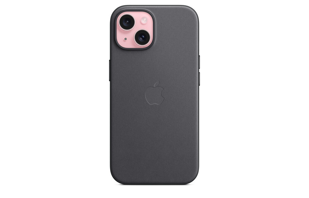 Apple iPhone 15 Plus FineWoven Case with MagSafe - Black