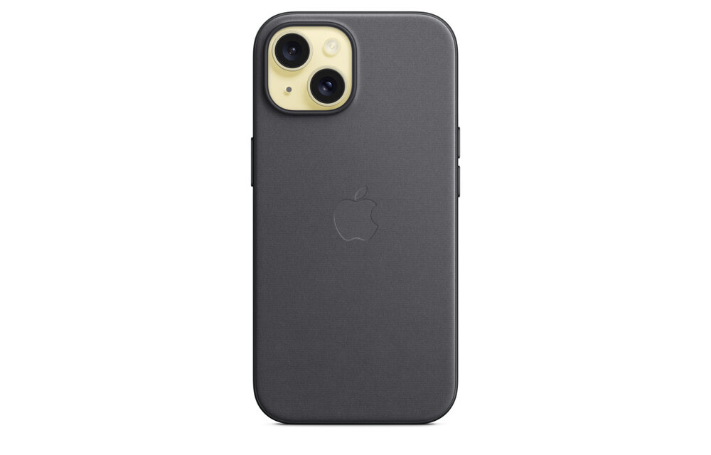 Apple iPhone 15 Plus FineWoven Case with MagSafe - Black