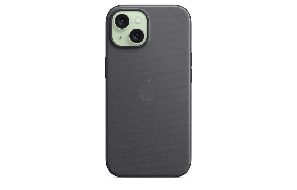 Apple iPhone 15 Plus FineWoven Case with MagSafe - Black