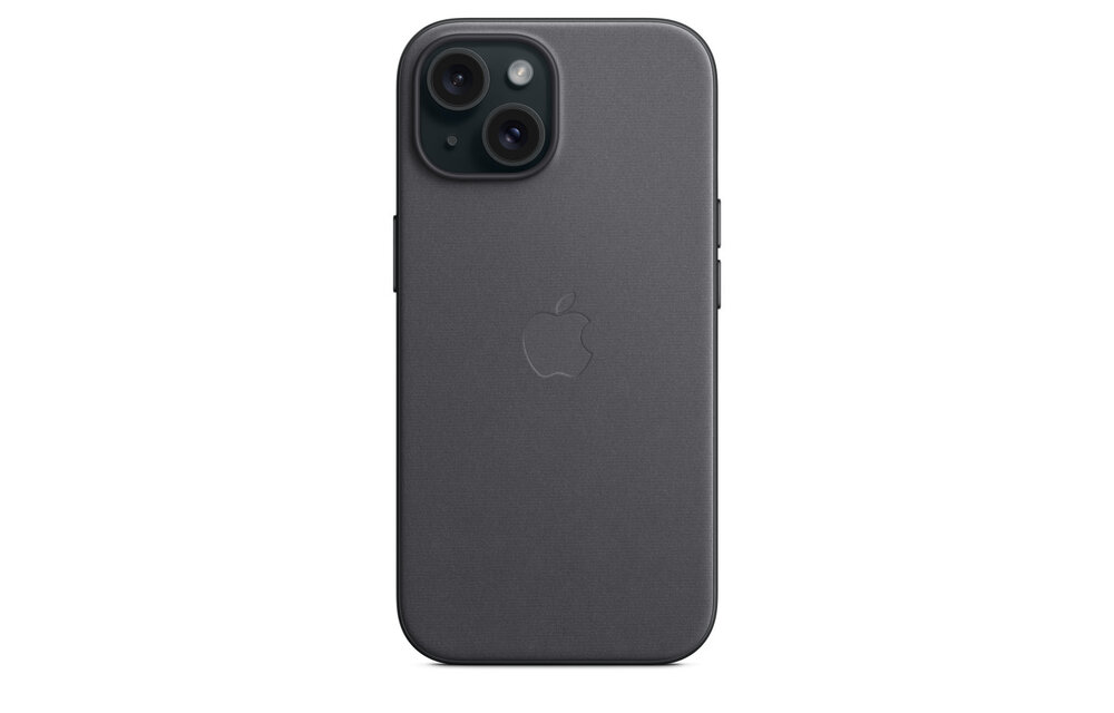 Apple iPhone 15 Plus FineWoven Case with MagSafe - Black