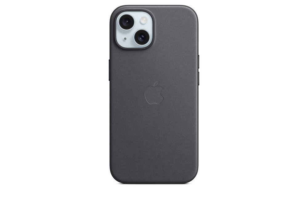 Apple iPhone 15 Plus FineWoven Case with MagSafe - Black