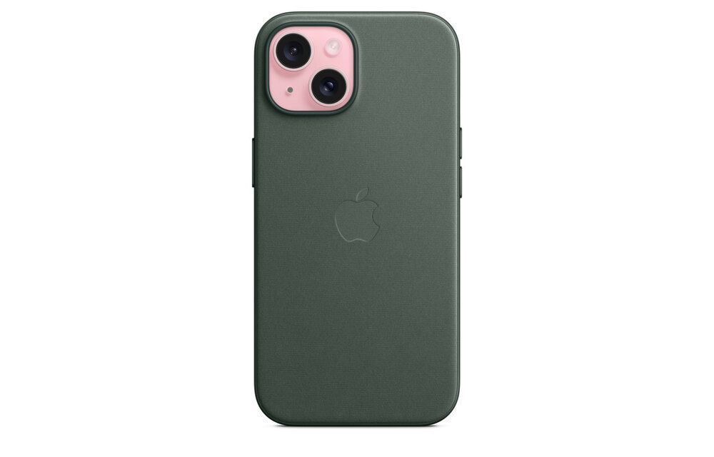 Apple iPhone 15 Plus FineWoven Case with MagSafe - Evergreen