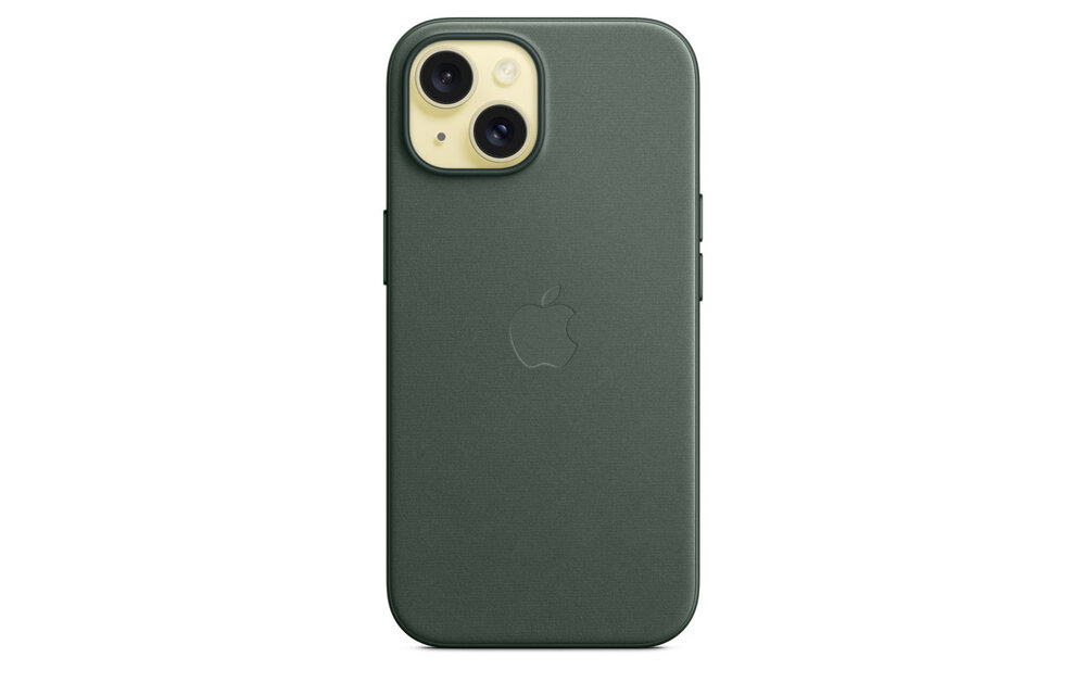 Apple iPhone 15 Plus FineWoven Case with MagSafe - Evergreen