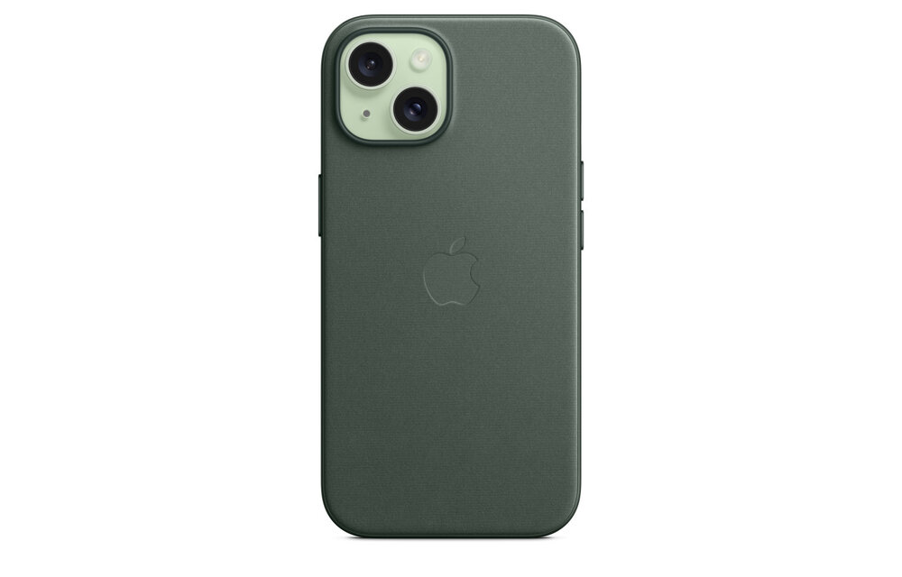 Apple iPhone 15 Plus FineWoven Case with MagSafe - Evergreen