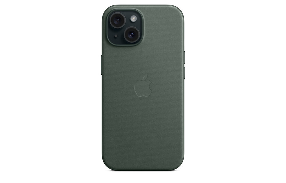 Apple iPhone 15 Plus FineWoven Case with MagSafe - Evergreen