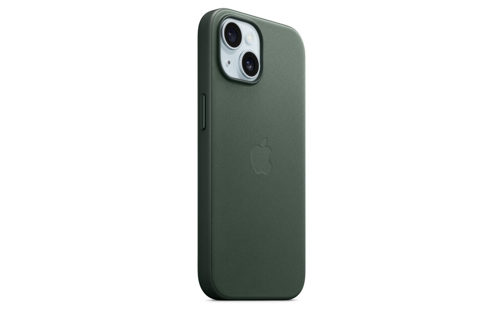 Apple iPhone 15 Plus FineWoven Case with MagSafe - Evergreen