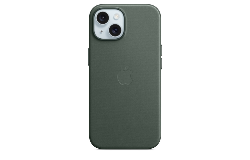 Apple iPhone 15 Plus FineWoven Case with MagSafe - Evergreen