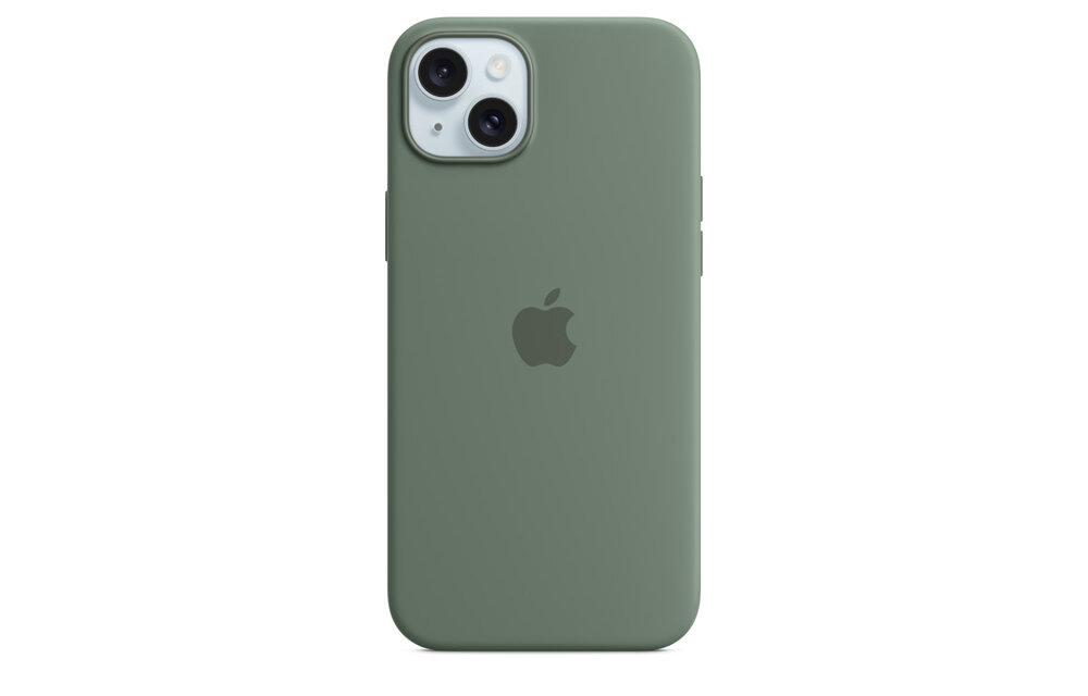 Apple iPhone 15 Plus Silicone Case with MagSafe - Cypress