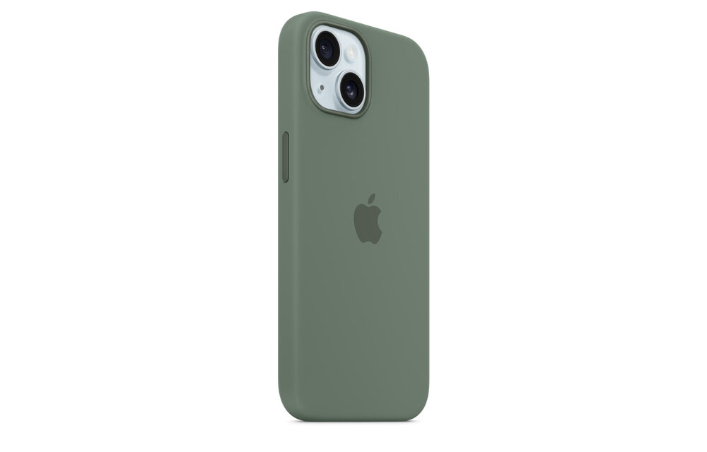 Apple iPhone 15 Plus Silicone Case with MagSafe - Cypress