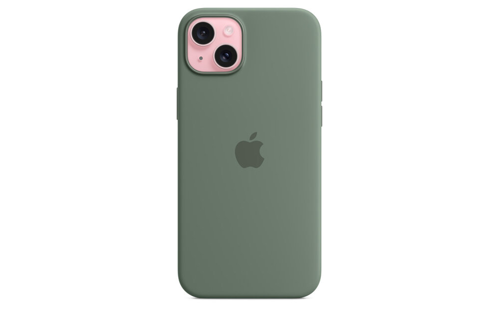 Apple iPhone 15 Plus Silicone Case with MagSafe - Cypress