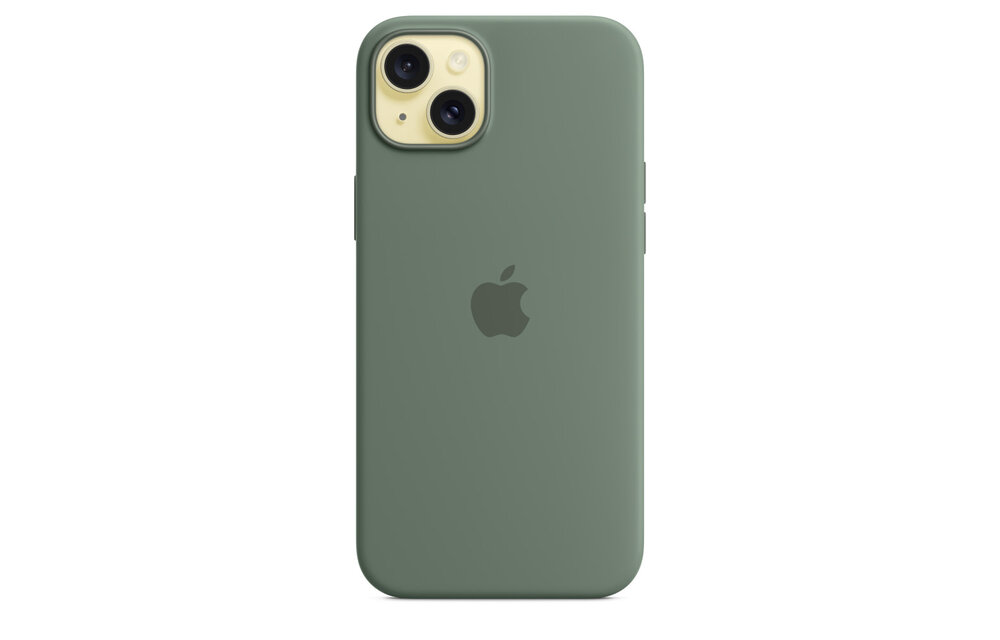 Apple iPhone 15 Plus Silicone Case with MagSafe - Cypress