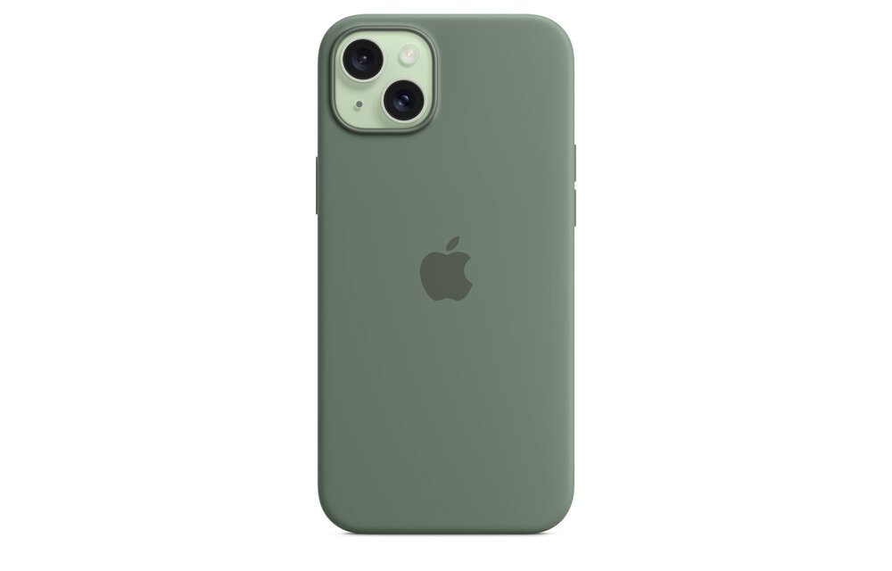 Apple iPhone 15 Plus Silicone Case with MagSafe - Cypress