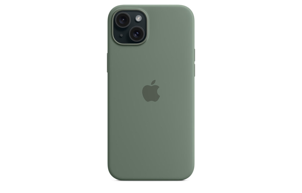 Apple iPhone 15 Plus Silicone Case with MagSafe - Cypress