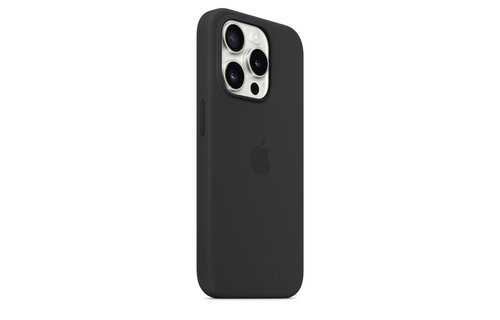 Apple iPhone 15 Pro Max Silicone Case with MagSafe - Black