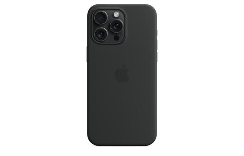 Apple iPhone 15 Pro Max Silicone Case with MagSafe - Black