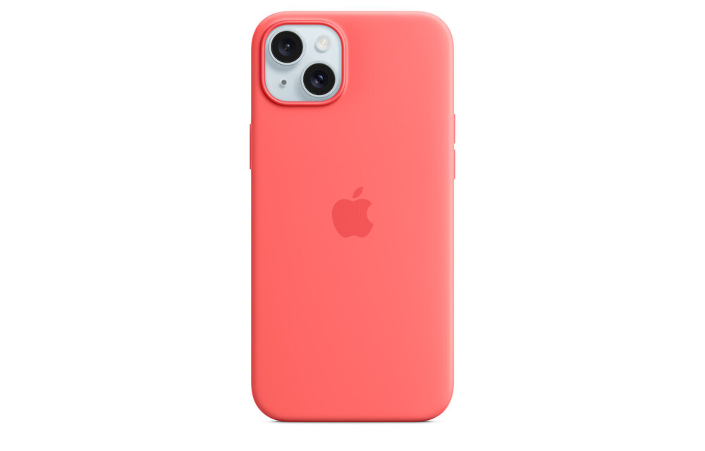 Apple iPhone 15 Silicone Case with MagSafe - Guava
