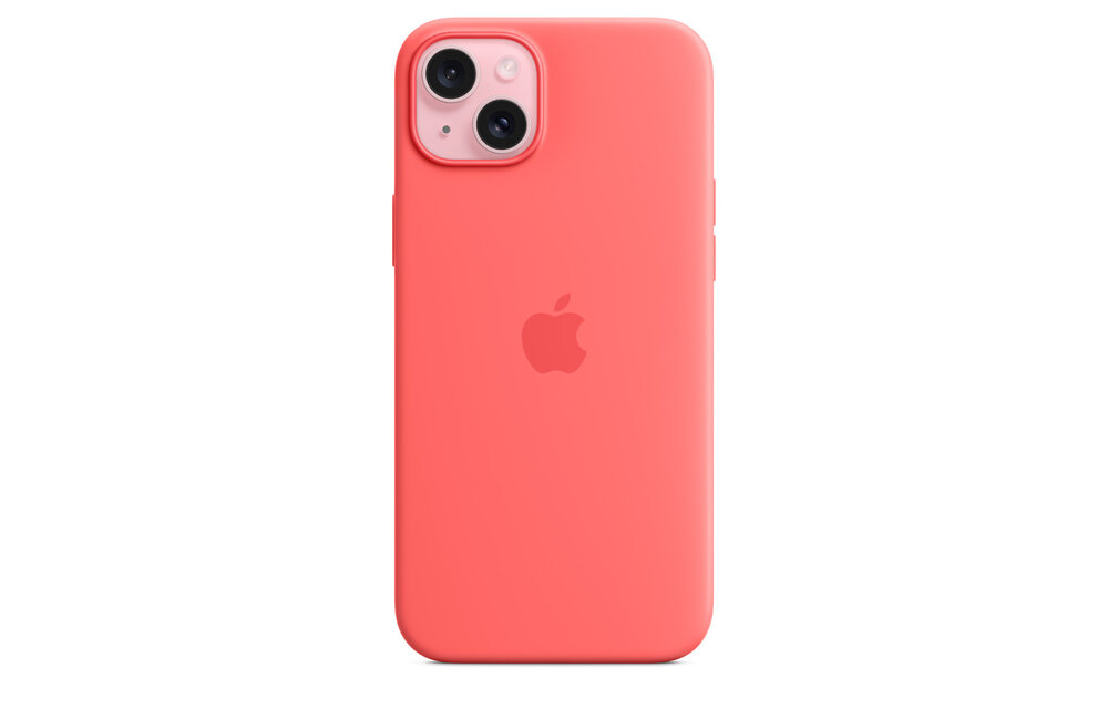 Apple iPhone 15 Silicone Case with MagSafe - Guava