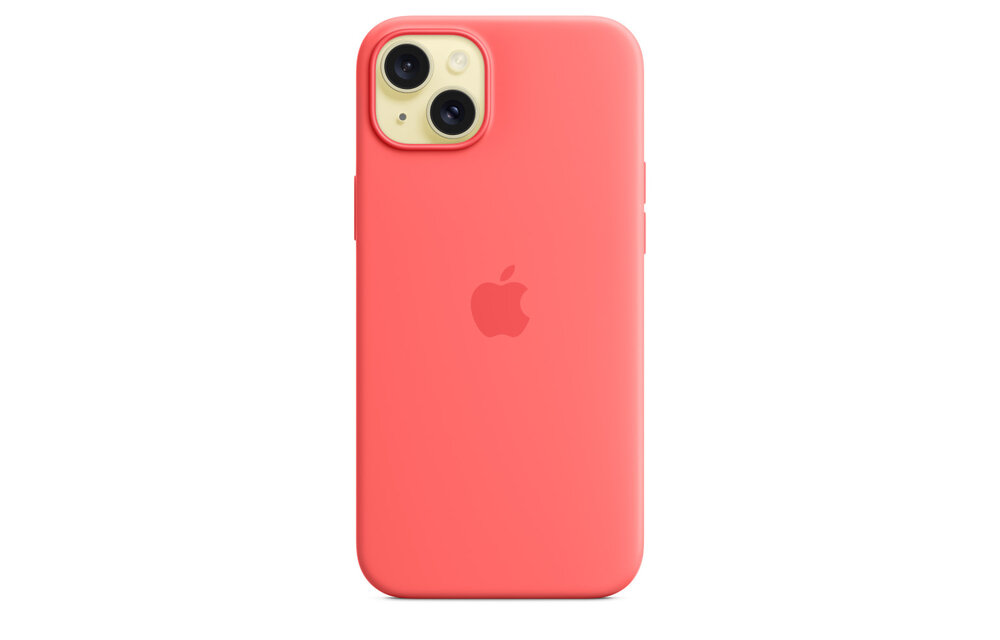 Apple iPhone 15 Silicone Case with MagSafe - Guava