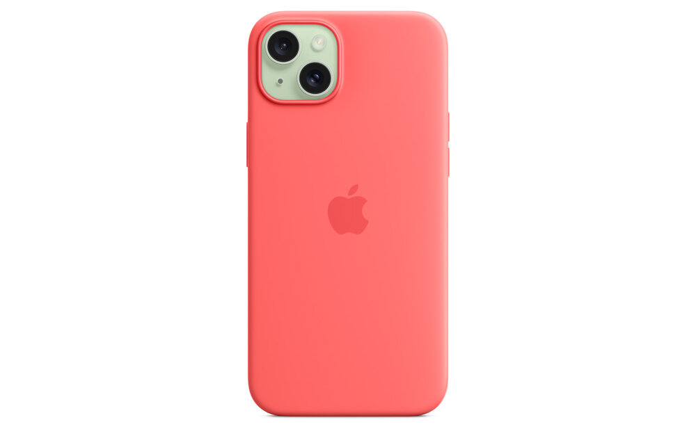 Apple iPhone 15 Silicone Case with MagSafe - Guava