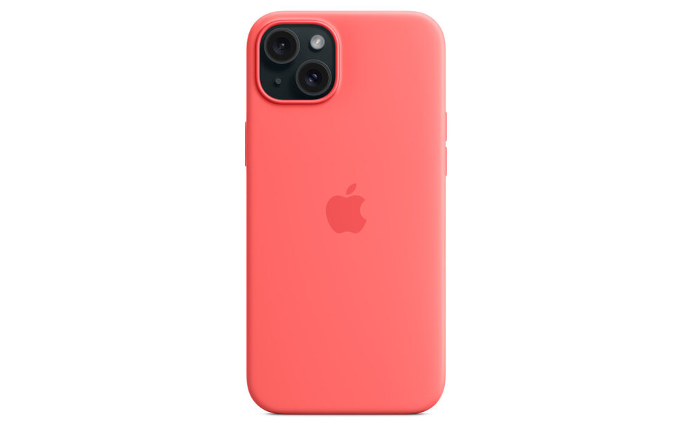 Apple iPhone 15 Silicone Case with MagSafe - Guava