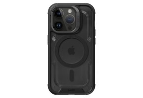 LAUT Crystal Matter MagSafe With Stand Case for  iPhone 15 Pro Max - Black
