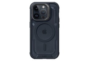 LAUT Crystal Matter MagSafe With Stand Case for iPhone 15 Pro Max - Blue