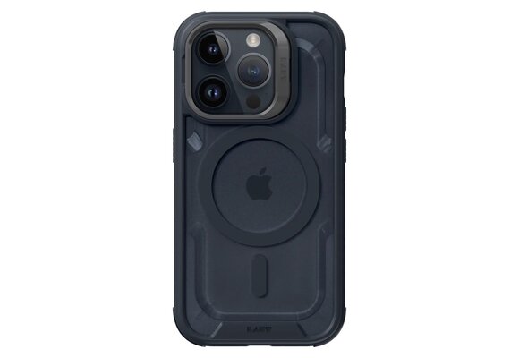 LAUT Crystal Matter MagSafe With Stand Case for  iPhone 15 Pro Max - Blue