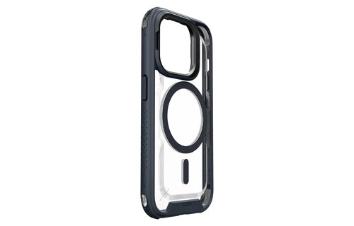 LAUT Crystal Matter MagSafe With Stand Case for  iPhone 15 Pro Max - Blue