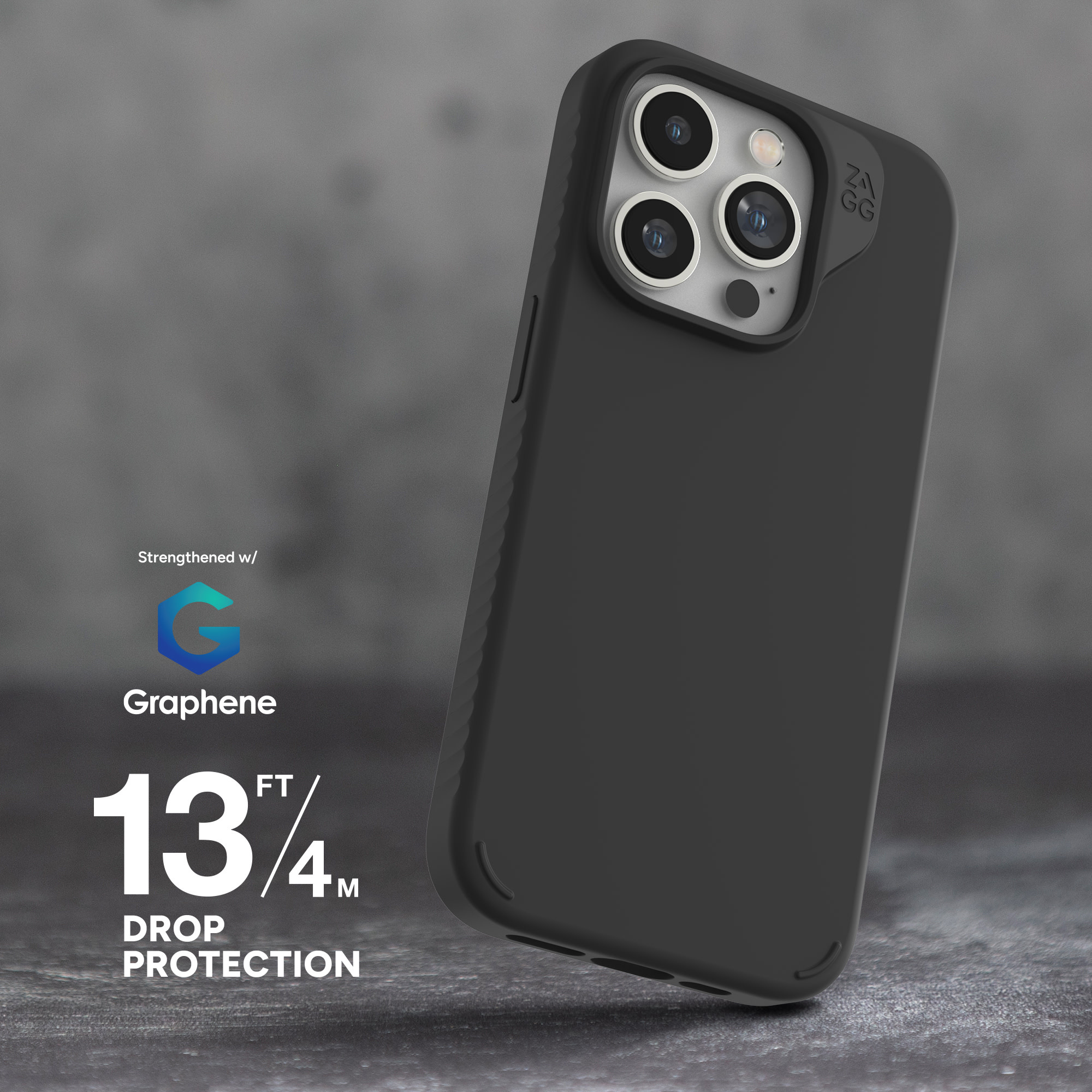 ZAGG Manhattan Snap MagSafe Case for iPhone 15 Pro - Navy