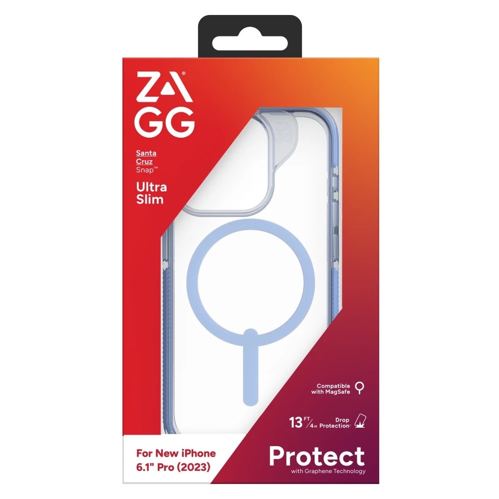 ZAGG Santa Cruz Snap MagSafe Case for iPhone 15 Pro - Blue