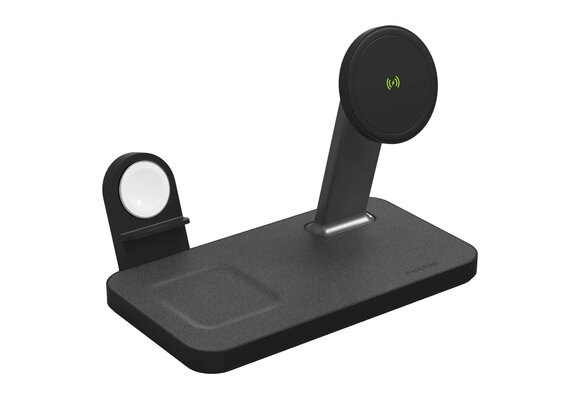 Mophie Snap Plus MagSafe 3 in 1 Wireless Charging Stand - Black