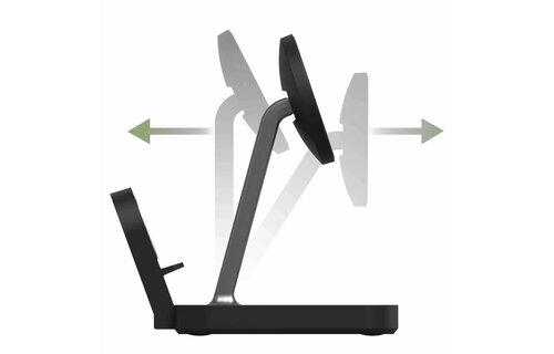Mophie Snap Plus MagSafe 3 in 1 Wireless Charging Stand - Black
