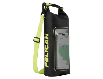 Pelican Marine Water Resistant Dry Bag 2 Liter - Black and Hi-Vis Yellow