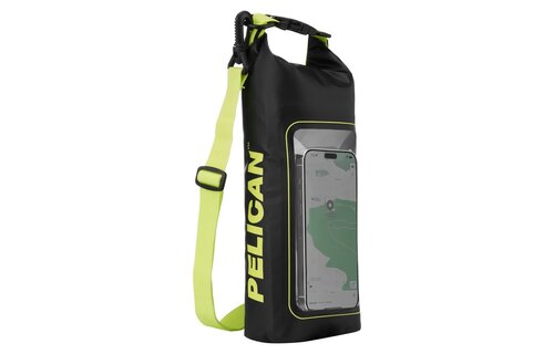 Pelican Marine Water Resistant Dry Bag 2 Liter - Black and Hi-Vis Yellow