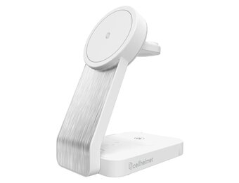 Cellhelmet 3 in 1 Charging Stand with Cable - White