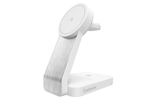 Cellhelmet 3 in 1 Charging Stand with Cable - White