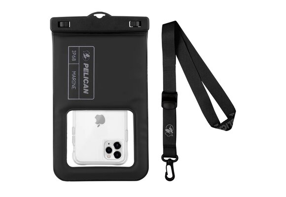 Pelican Marine Waterproof Floating Phone Pouch XL - Stealth Black