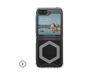UAG Plyo Pro MagSafe Case for Samsung Galaxy Z Flip 5 - Ice/Silver