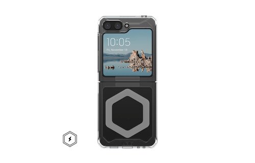 UAG Plyo Pro MagSafe Case for Samsung Galaxy Z Flip 5 - Ice/Silver