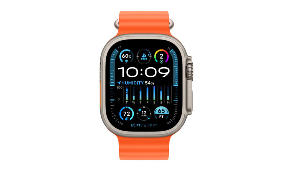 Apple Watch Ocean Band for 44/45/49mm - Orange