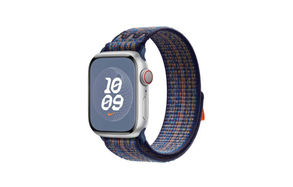 Apple Watch Nike Sport Loop Band 42/44/45/49mm - Game Royal/Orange