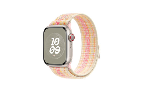Apple Watch Nike Sport Loop Band 42/44/45/46/49mm - Starlight/Pink