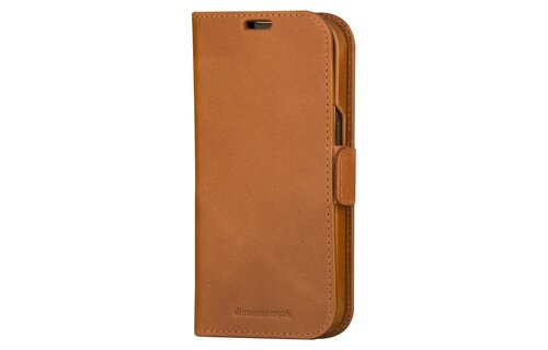 dbramante1928 Lynge 2-in-1 handcrafted leather wallet Case for iPhone 15 Pro  - Tan