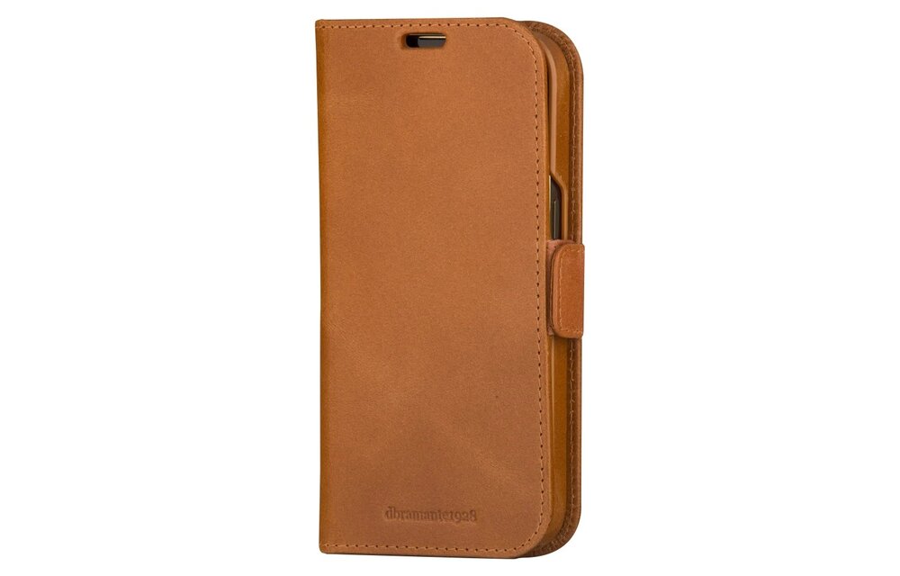 dbramante1928 Lynge 2-in-1 Handcrafted Leather Wallet Case for iPhone 15 Pro Max - Tan