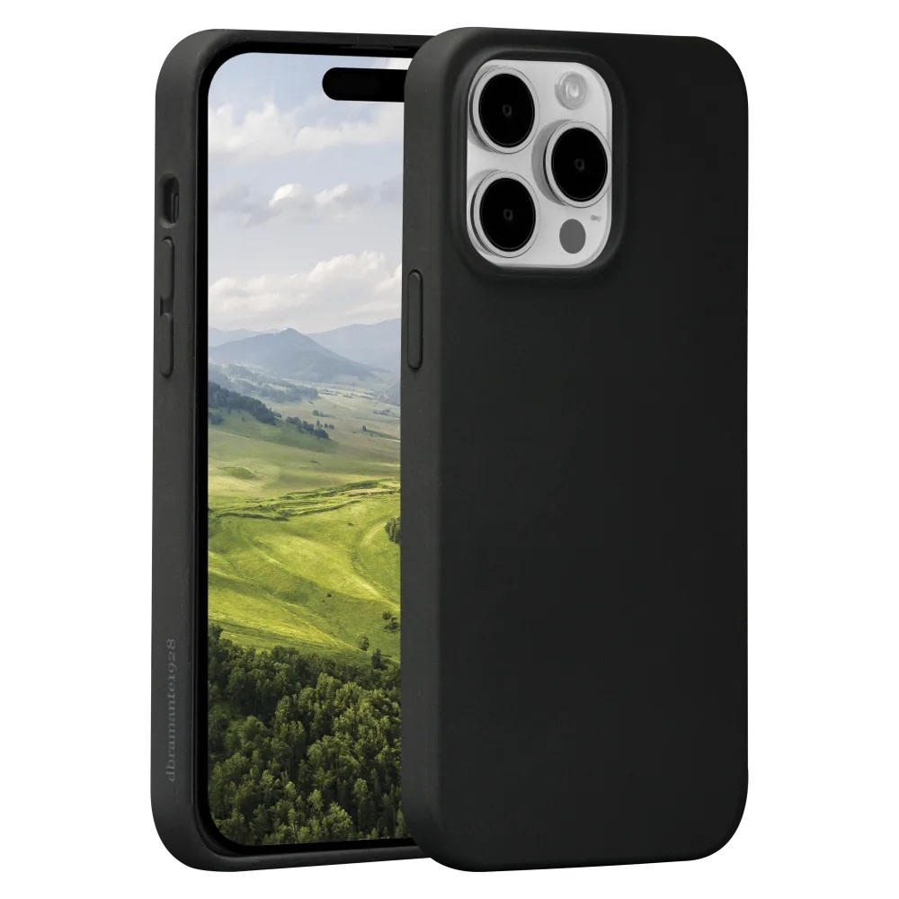 dbramante1928 Monaco Recycled Silicone MagSafe Case for iPhone 15 Pro - Night Black