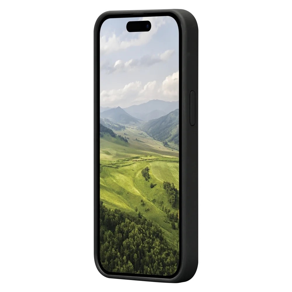 dbramante1928 Monaco Recycled Silicone MagSafe Case for iPhone 15 Pro - Night Black