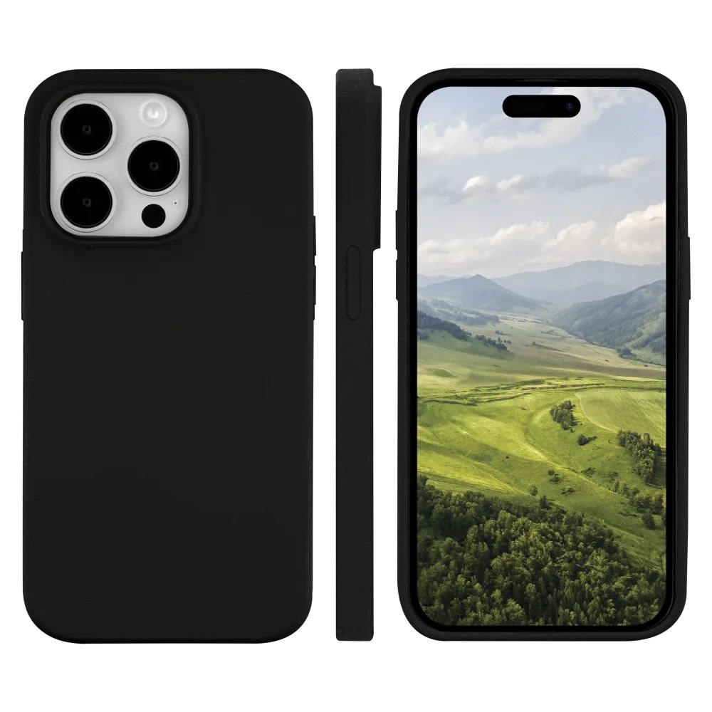 dbramante1928 Monaco Recycled Silicone MagSafe Case for iPhone 15 Pro - Night Black