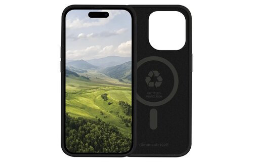 dbramante1928 Monaco Recycled Silicone MagSafe Case for iPhone 15 Pro - Night Black