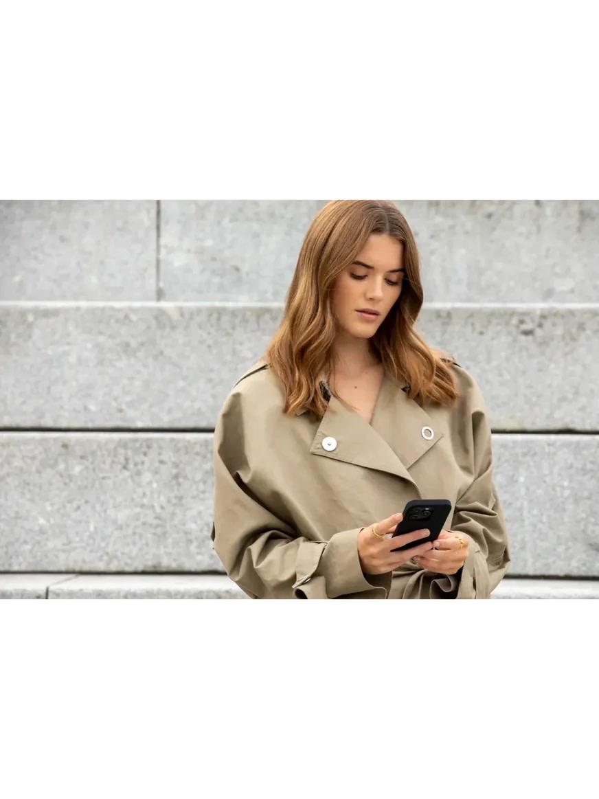 dbramante1928 Monaco Recycled Silicone MagSafe Case for iPhone 15 Pro - Night Black